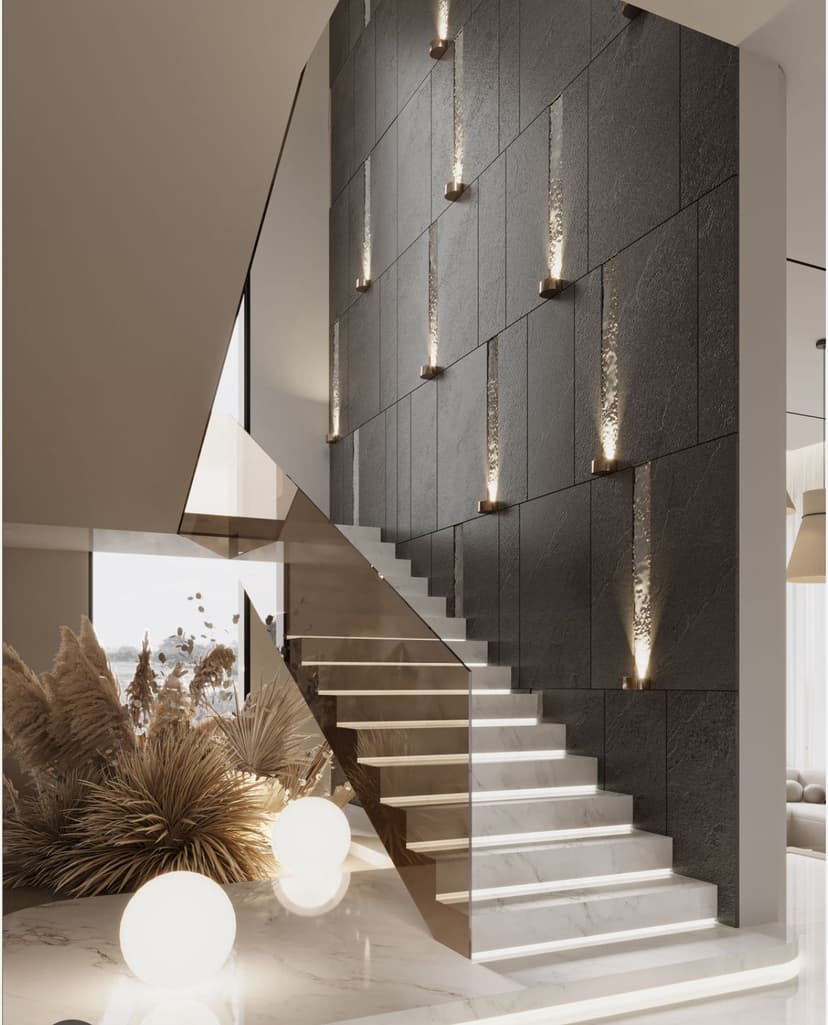 LED Wall Staircase